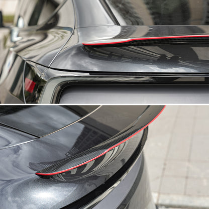 Carbon Fiber Rear Wing Spoiler for Model 3 Highland/ Y Juniper with Performance Style Redline Rear Trunk Spoiler