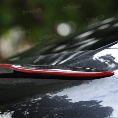Carbon Fiber Rear Wing Spoiler for Model 3 Highland with Performance Style Redline Rear Trunk Spoiler