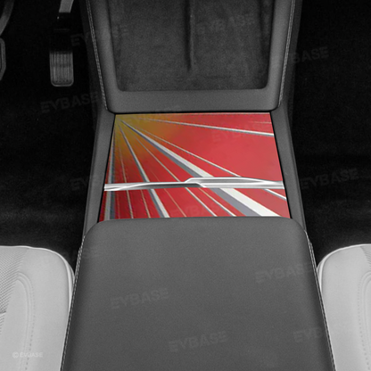 Center Console Wraps for Model 3 Highland & Y Juniper Center Console Time Tunnel Vinyl Decorative Sticker Interior Trim