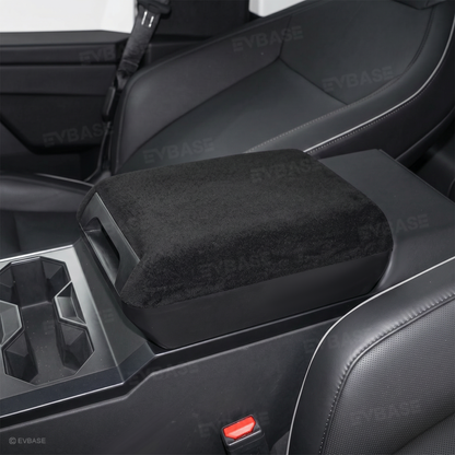 Cybertruck Center Console Armrest Pad Riser with Hidden Sliding Storag ...