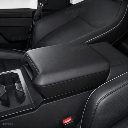 Cybertruck Center Console Armrest Pad Riser with Hidden Sliding Storag ...