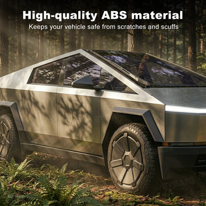 Cybertruck Exterior Front Corner Window Overlay ABS Carbon Fiber Sporty Style A-Pillar Cover