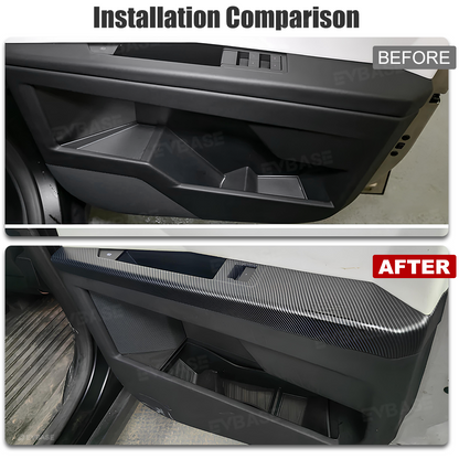 Cybertruck Front & Rear Lower Door Panel Armrest Cover ABS Overlay