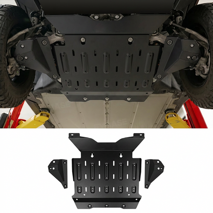 Cybertruck Front Skid Plate Heavy Duty Aluminum Off-Road Underbody Protection Guard Cover