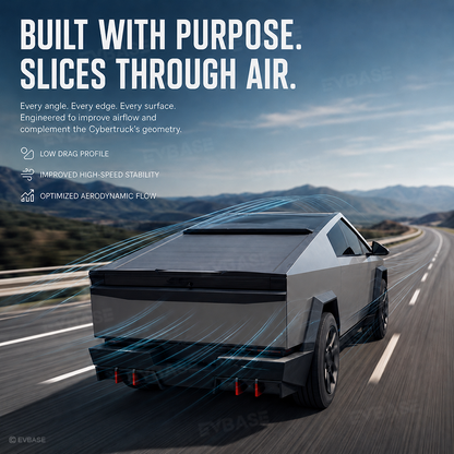 Cybertruck Rear Cab Spoiler ABS Roof Spoiler Wing Aerodynamic Upgrade