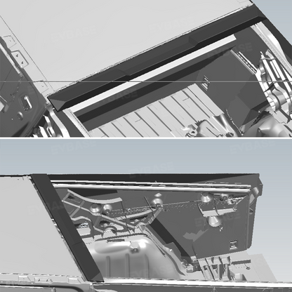 Cybertruck Rear Cab Spoiler ABS Roof Spoiler Wing Aerodynamic Upgrade