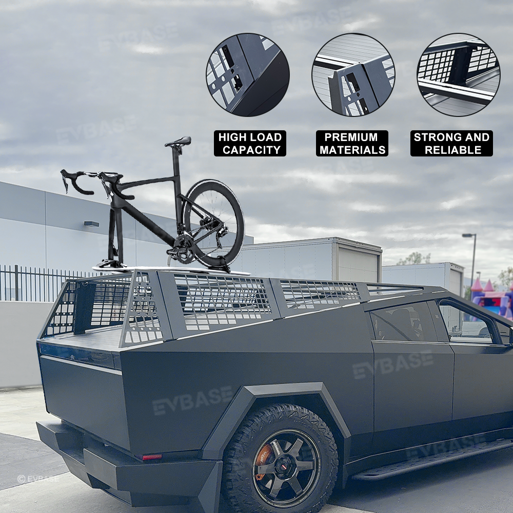 Cybertruck Roof Rack Roof Platform Cargo Rack With Molle Panel Organizer for Tesla Exterior Accessories