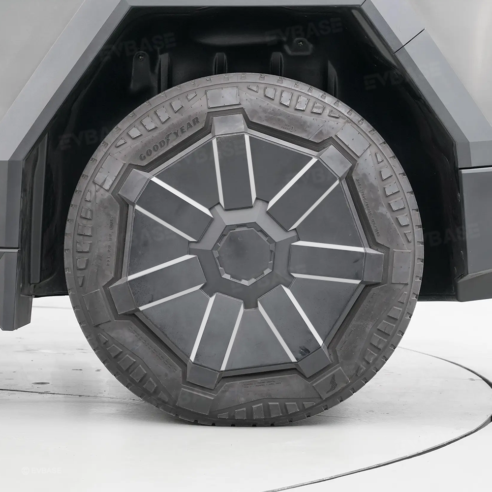 Cybertruck Vinyl Wheel Spoke Wrap Decals for 20 inch OEM Cyber Wheel Covers