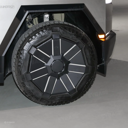 Cybertruck Vinyl Wheel Spoke Wrap Decals for 20 inch OEM Cyber Wheel Covers