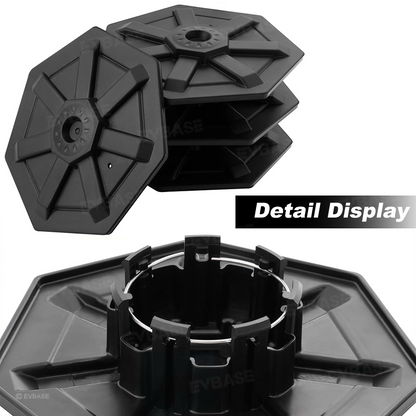 Cybertruck Wheel Center Caps Heptagon Center Hub Covers for Tesla