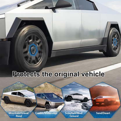 Cybertruck Wheel Center Caps Heptagon Center Hub Covers for Tesla