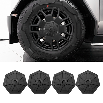 Cybertruck Wheel Center Caps Heptagon Center Hub Covers for Tesla