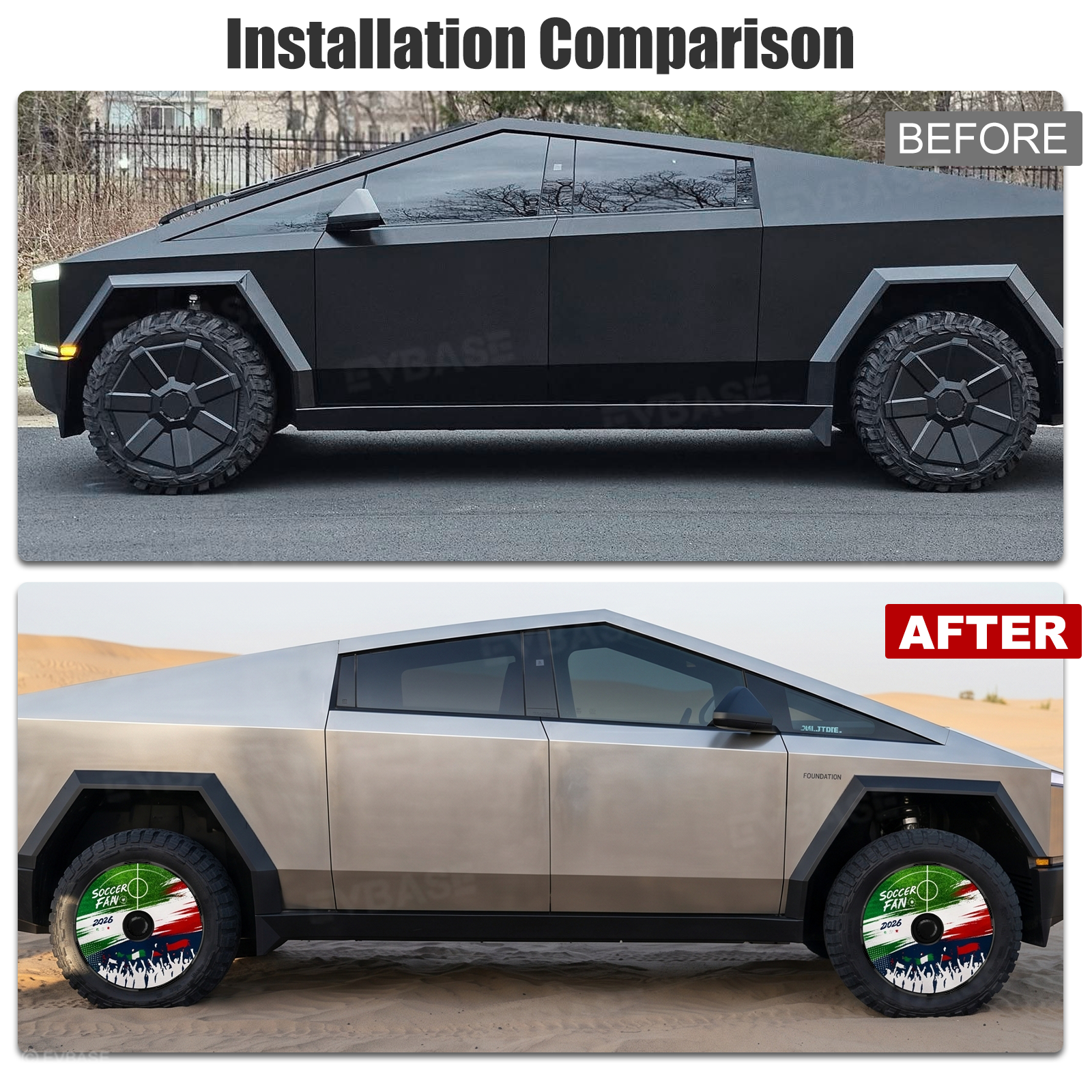 Cybertruck Aero Wheel Covers 18/20 Inch Wheels Hubcaps for Tesla