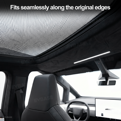 Cybertruck Glass Roof Sunshade OEM-Style Roof Shade Heat Insulation UV Protection Skylight Shade