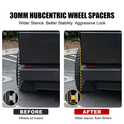 Cybertruck Wheel Spacers Forged Aluminum Hubcentric Wide-Stance Wheel Spacer Kit