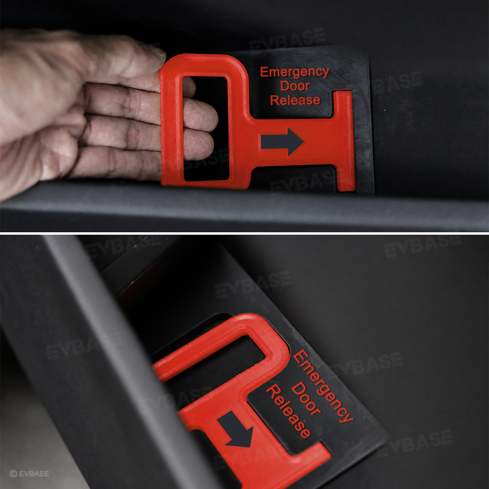 Cybertruck Rear Emergency Door Release Handles Safety Emergency Escape Pull Tabs