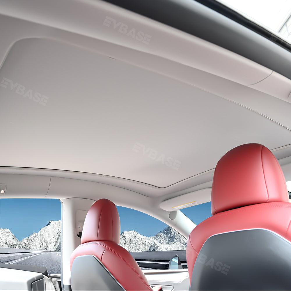 EVBASE Tesla Model Y Automatic Electric Sunshade Glass Roof Powered Su evbase-tesla-model-y-automatic-electric-sunshade-glass-roof-powered-su