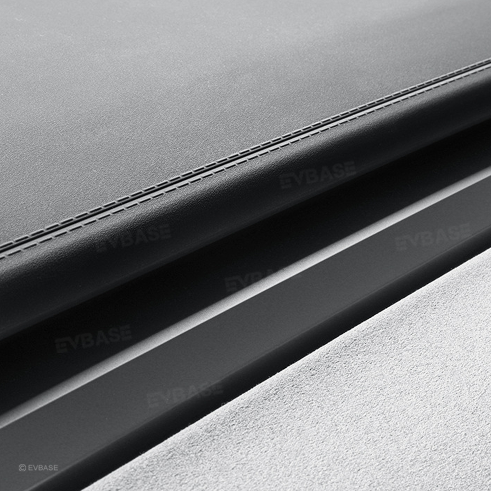 EVBASE Full-Cover Silicone Dashboard Protector Pad for Tesla Model Y Juniper