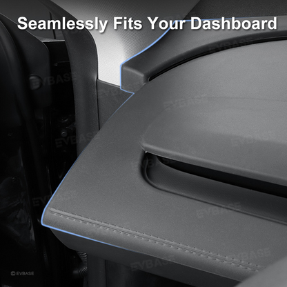 EVBASE Full-Cover Silicone Dashboard Protector Pad for Tesla Model Y Juniper