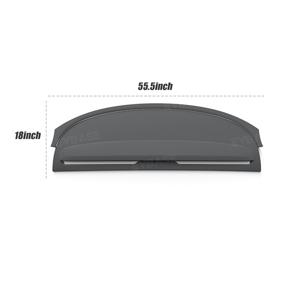 EVBASE Full-Cover Silicone Dashboard Protector Pad for Tesla Model Y Juniper