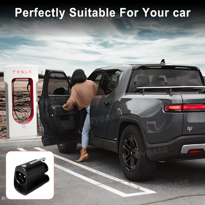 EVBASE NACS To CCS1 Charger Adapter Compatible With Tesla Superchargers