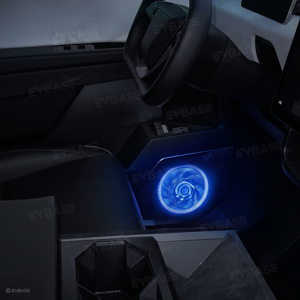 Cybertruck Interior Ambient Lighting Kit RGB Streamer Lights LED Interior Light Strips Multi-Zone Lighting Upgrade System with Factory Screen Control