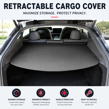 Model Y Juniper Trunk Cargo Cover Organizer Foldable Privacy Security Shade