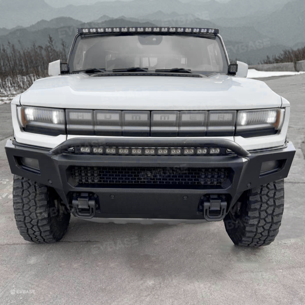 Ev Fronts Front Bumper Guard for Hummer EV Off-road Bull Bar Bumper Grill ...