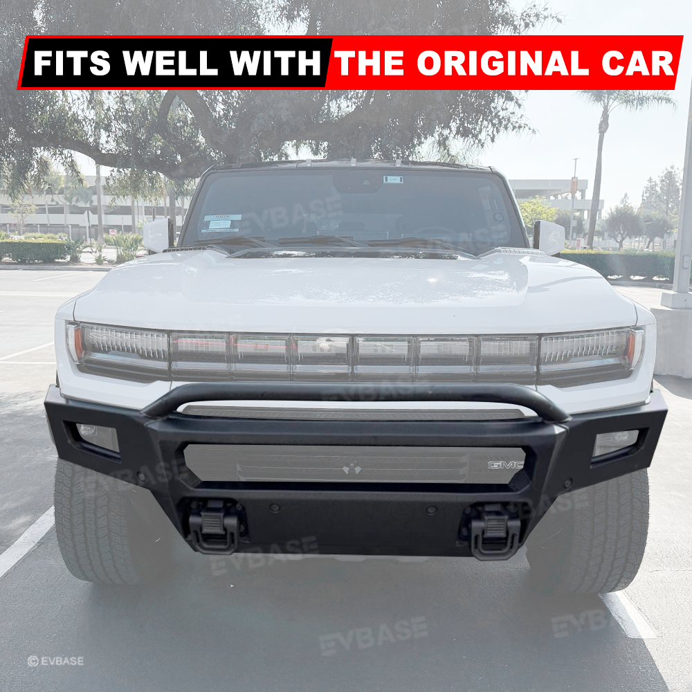 Front Bumper Guard for Hummer EV Off-road Bull Bar Bumper Grill