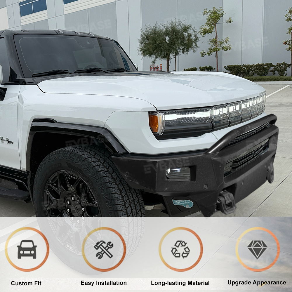 Front Bumper Guard for Hummer EV Off-road Bull Bar Bumper Grill