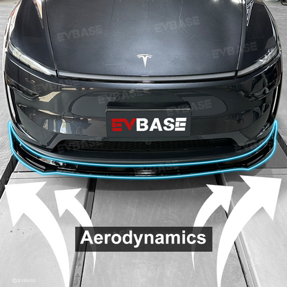 Model Y Juniper Front Lip Spoiler Sporty Style ABS Fascia Front Bumper Splitter