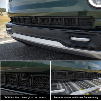 Grille Mesh Insert for Rivian R1T/ R1S Radiator Protective Mesh Grille Panel Bug & Debris Protector