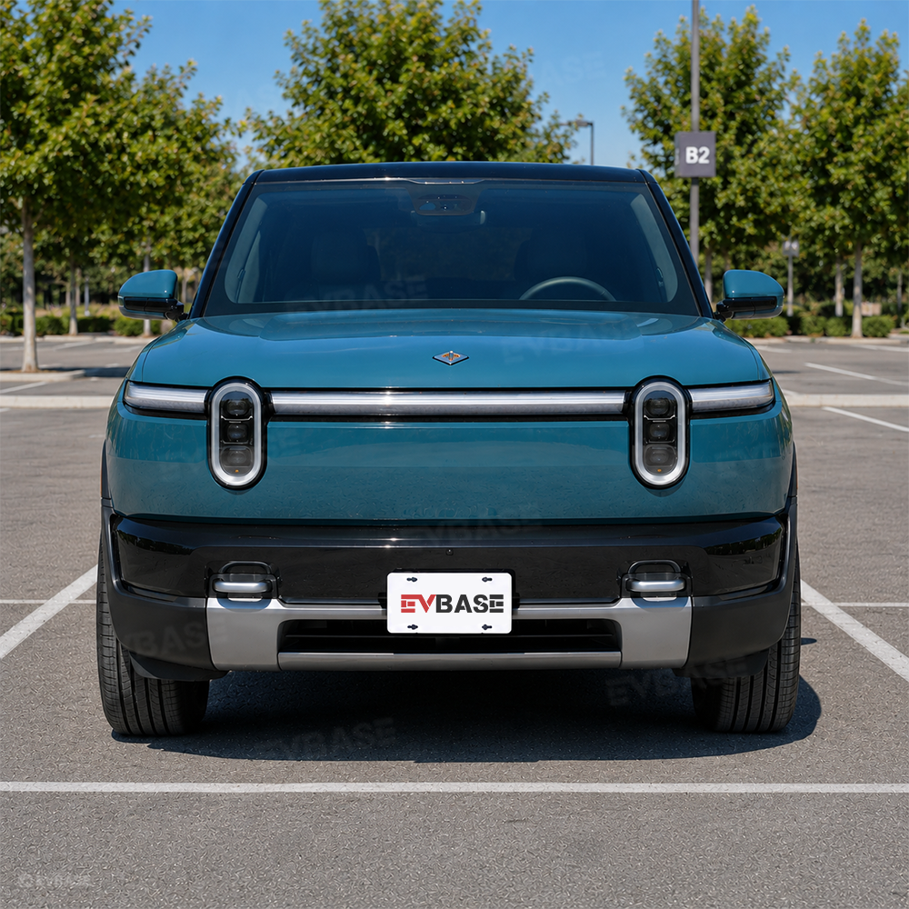 License Plate Frame for Rivian R2 Front License Plate Mount No-Drill Aluminum Holder