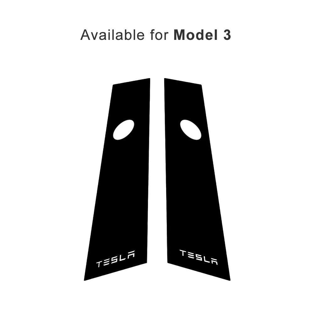 Tesla Model 3 Y Window B-Pillar Cover Trim Strip Window Pillar Post Tr -  EVBASE-Premium EV&Tesla Accessories