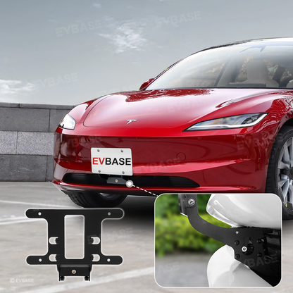 Model 3 Highland Front License Plate Holder for Tesla No Drilling Aluminum Alloy License Plate Frame