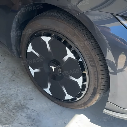Model 3 Highland Hubcaps 18'' & 19'' Customized Graphics Full Coverage Wheel Covers 4PCS