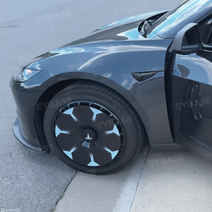Model 3 Highland Hubcaps 18'' & 19'' Customized Graphics Full Coverage Wheel Covers 4PCS