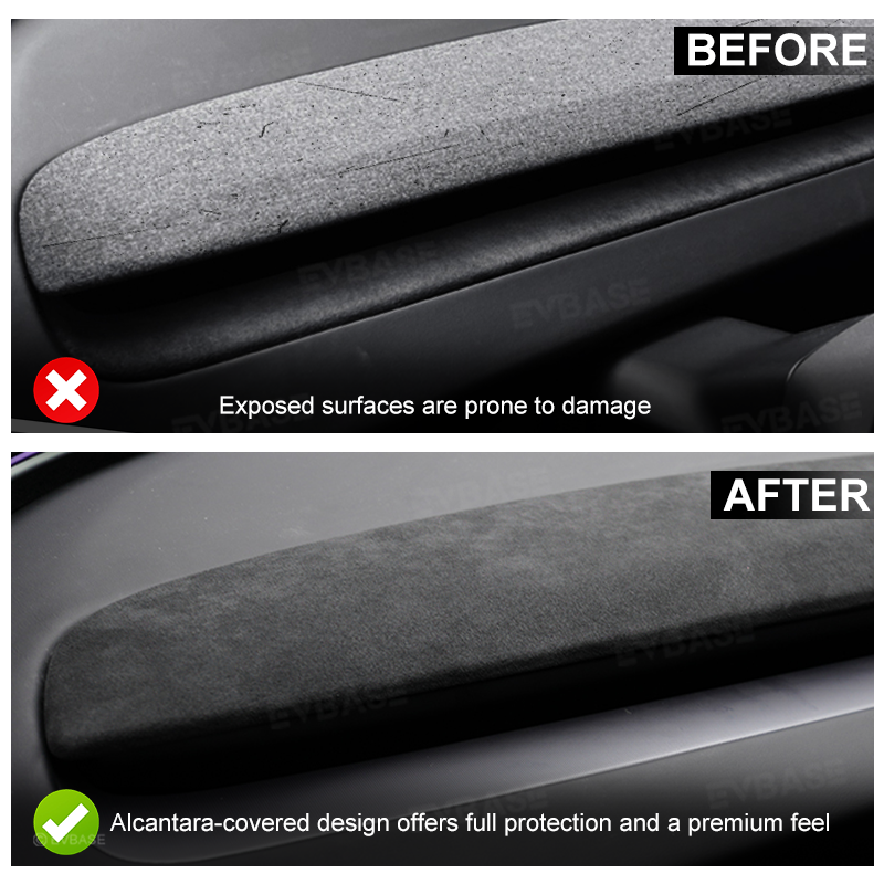 Model 3 Highland / Y Juniper Real Alcantara Dashboard Cover OEM Style Dash Protective Overlay