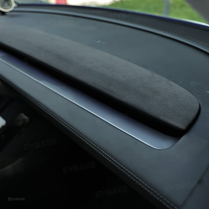 Model 3 Highland / Y Juniper Real Alcantara Dashboard Cover OEM Style Dash Protective Overlay