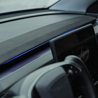 Model 3 Highland / Y Juniper Real Alcantara Dashboard Cover OEM Style Dash Protective Overlay