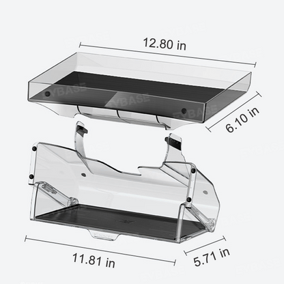 Model 3 Highland & Y Juniper Under Screen Storage Box Behind Screen Holder Center Console Organizer Tray Hidden Shelf Tray