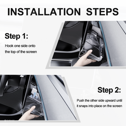Model 3 Highland & Y Juniper Under Screen Storage Box Behind Screen Holder Center Console Organizer Tray Hidden Shelf Tray