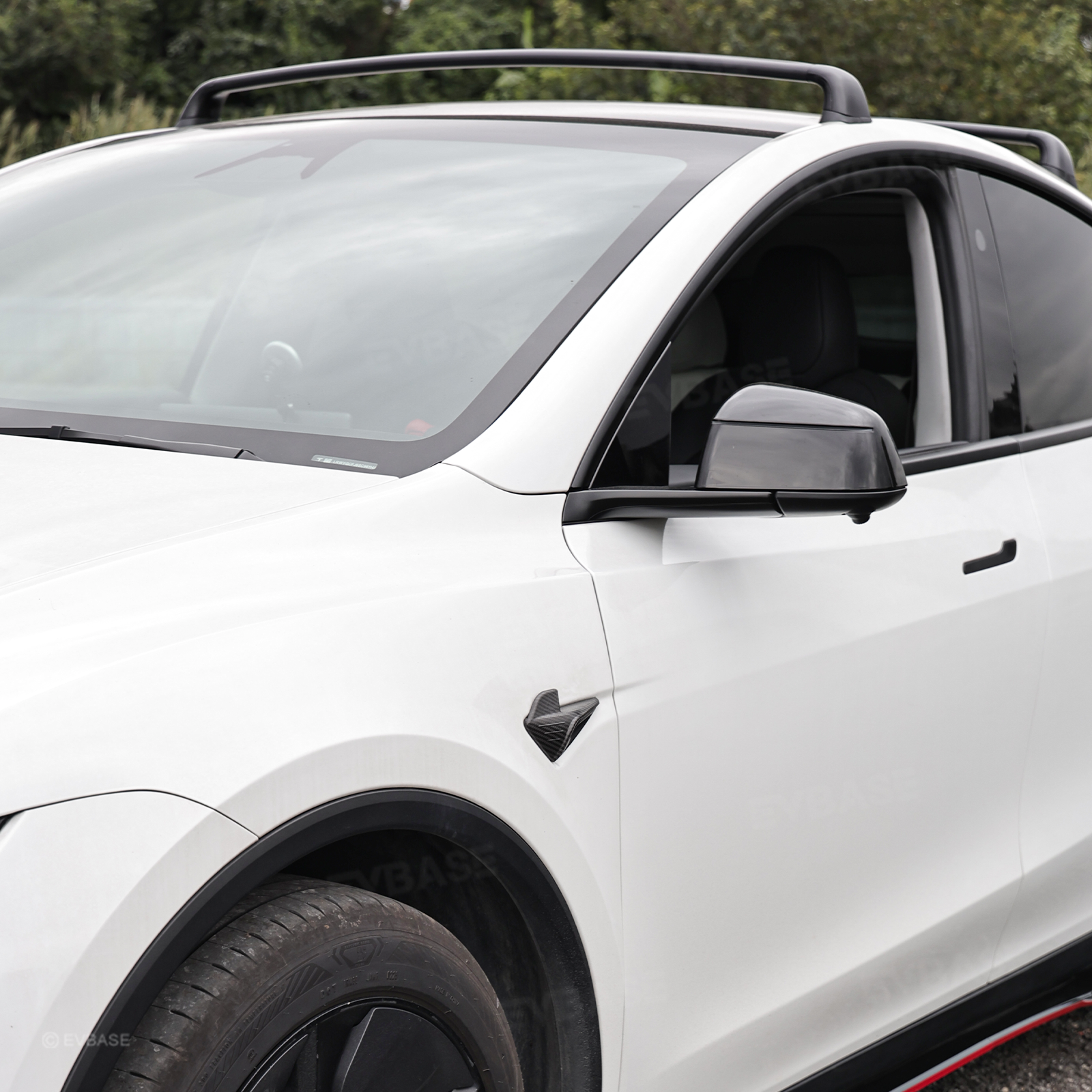 Model 3/Y Real Carbon Fiber Side Camera Turn Signal Protection Cover HW4.0 Inspired by the Elegance of the Manta Ray