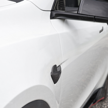 Model 3/Y Real Carbon Fiber Side Camera Turn Signal Protection Cover HW4.0 Inspired by the Elegance of the Manta Ray