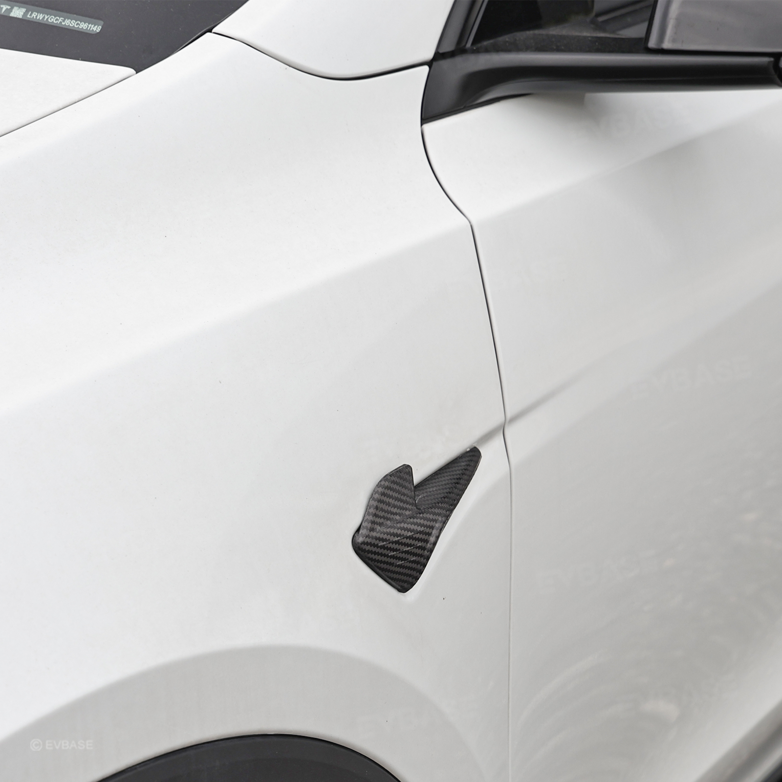 Model 3/Y Real Carbon Fiber Side Camera Turn Signal Protection Cover HW4.0 Inspired by the Elegance of the Manta Ray