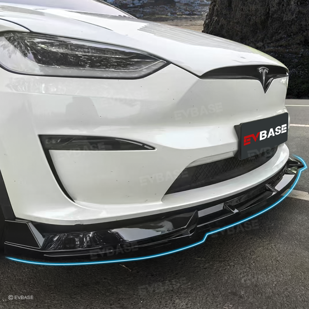 Model X Front Lip Spoiler ABS Front Bumper Lip Splitter Trim Protection