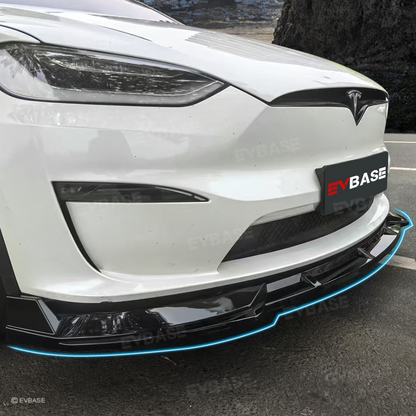 Model X Front Lip Spoiler ABS Front Bumper Lip Splitter Trim Protection