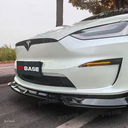 Model X Front Lip Spoiler ABS Front Bumper Lip Splitter Trim Protection