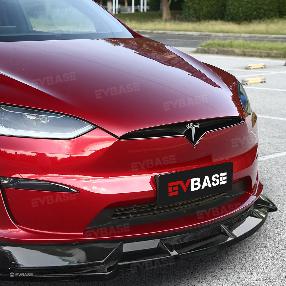 Model X Front Lip Spoiler ABS Front Bumper Lip Splitter Trim Protection