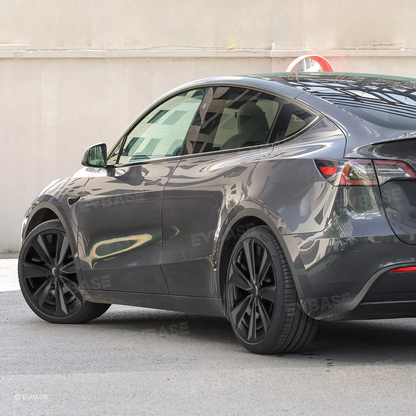 Model Y 19 Inch Wheel Covers for Tesla Matte Black Sporty Style Hubcaps Rim Protector